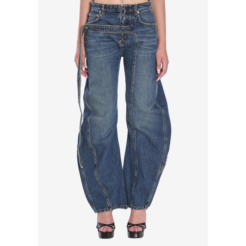 Balloon Strap Jeans
