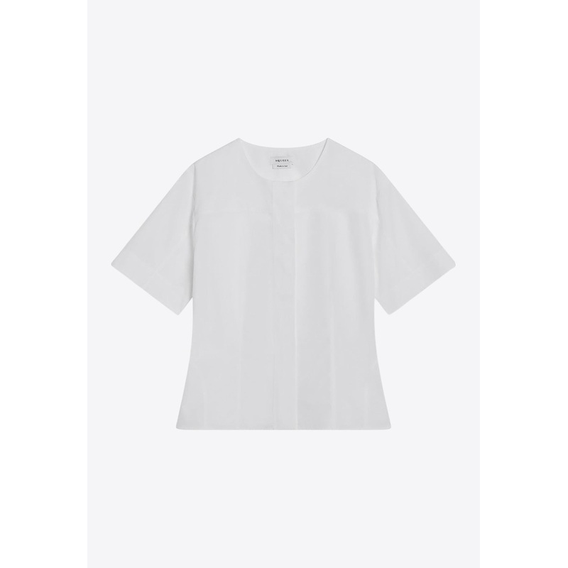 Corset Style Poplin Top