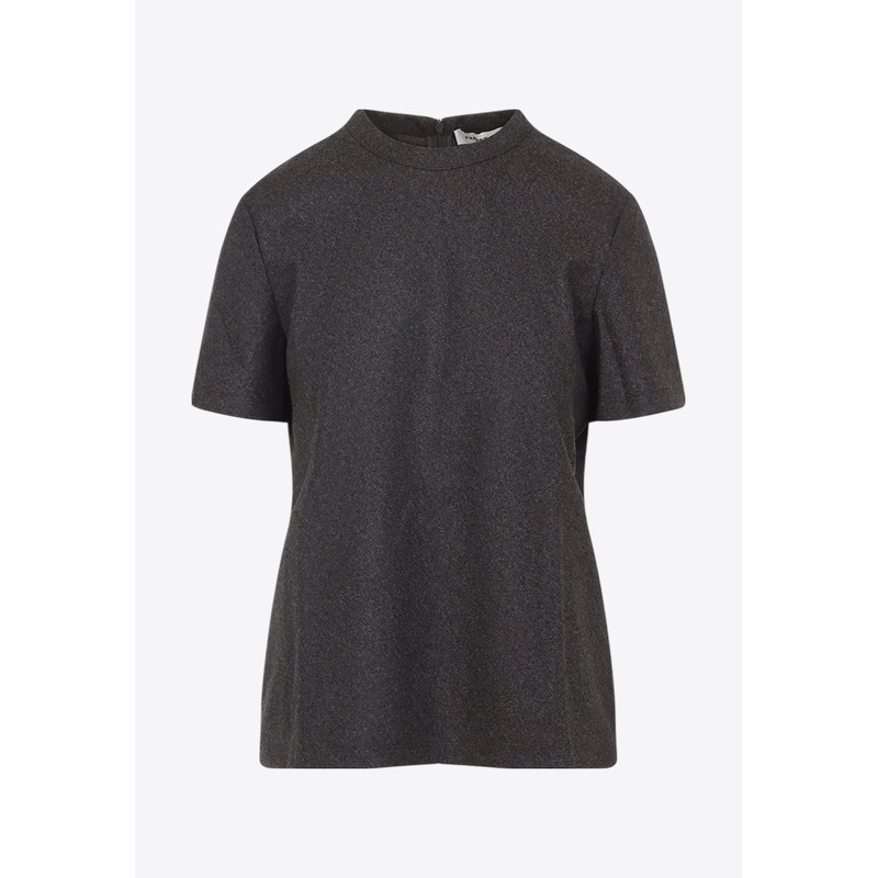 Crewneck Zipped T-shirt