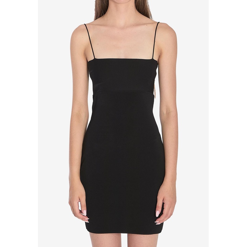 Cut-Out Mini Slip Dress