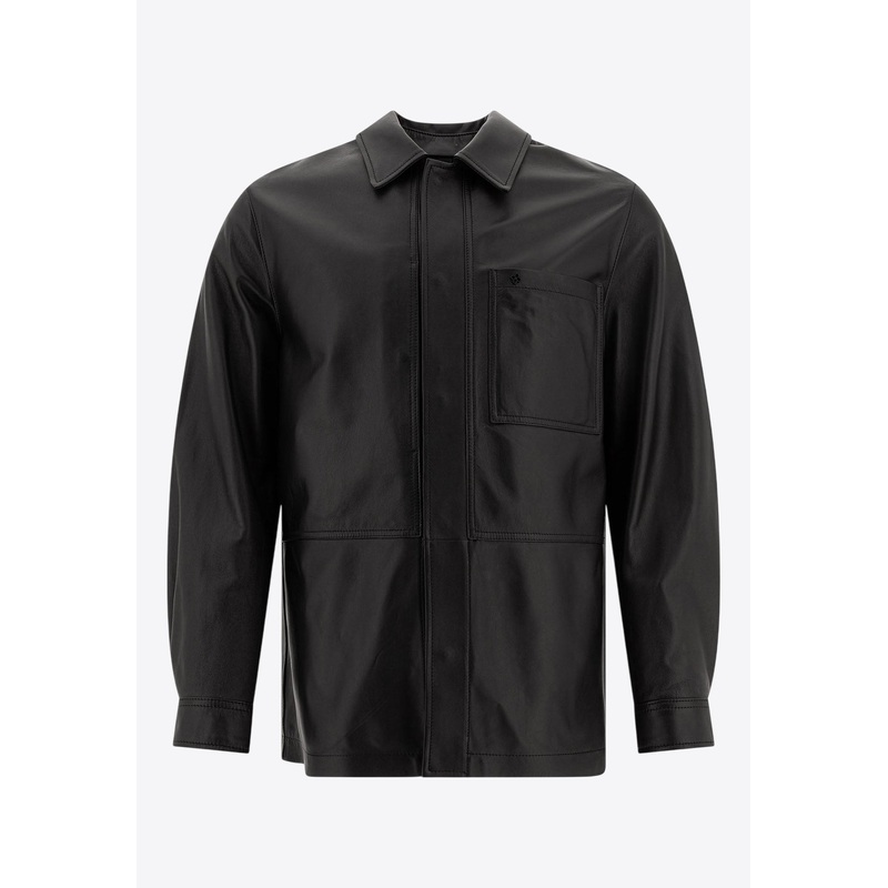 Daniel Leather Long-Sleeved Jacket