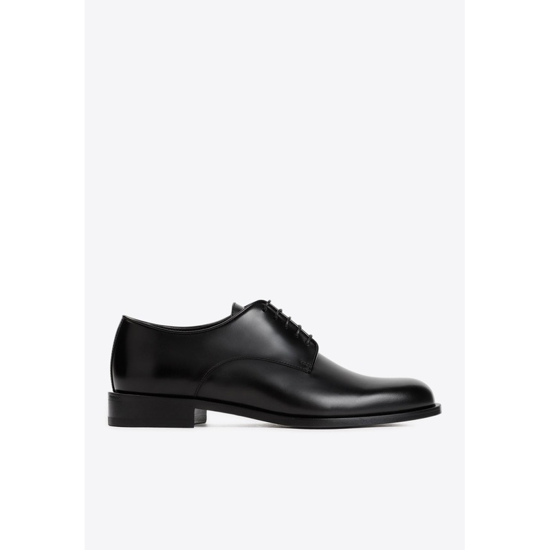 Derby Leather Lace-Up Shoes
