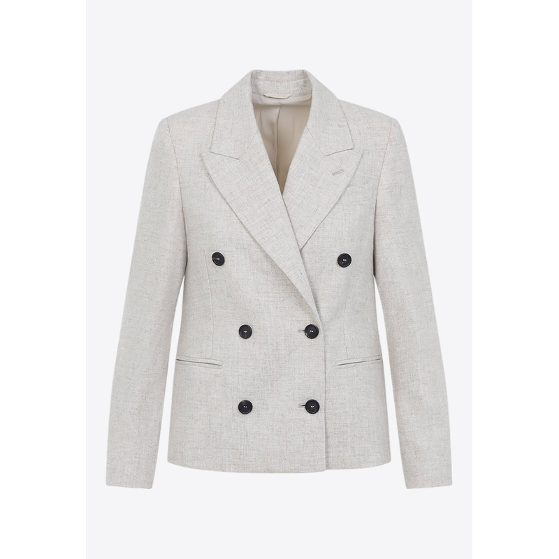Double Breasted Wool Blazer