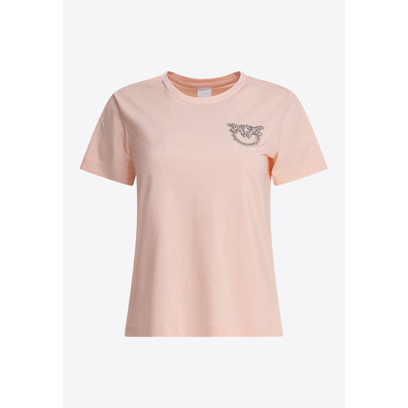 Embellished Love Birds T-shirt