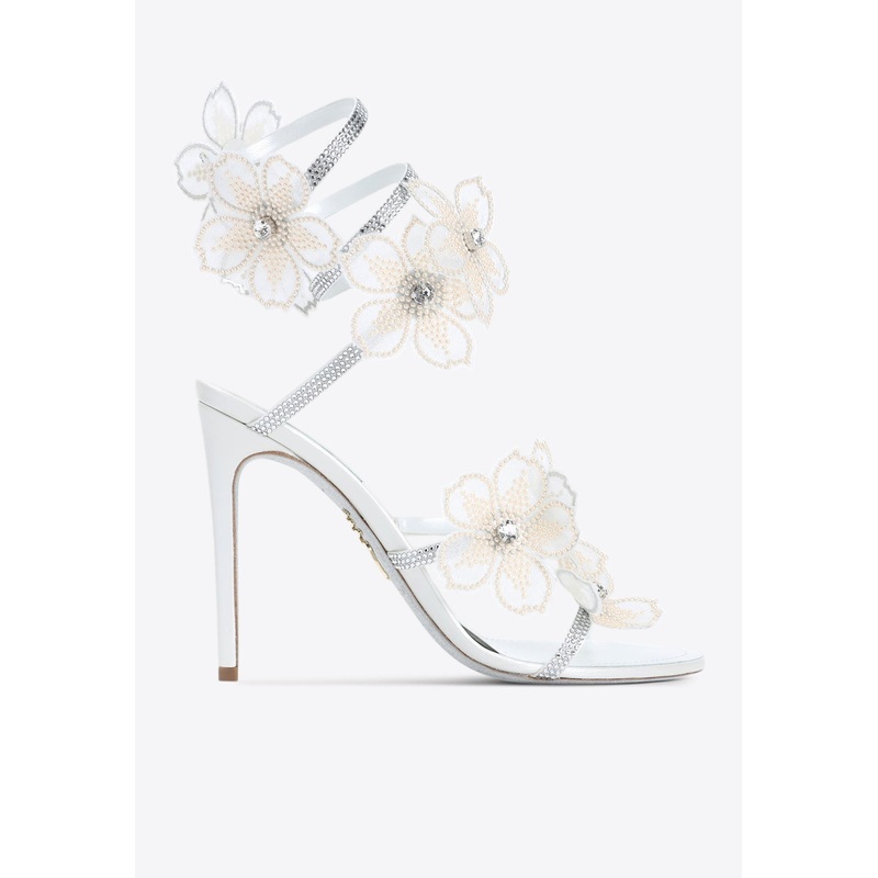 Flower 105 Leather Sandals