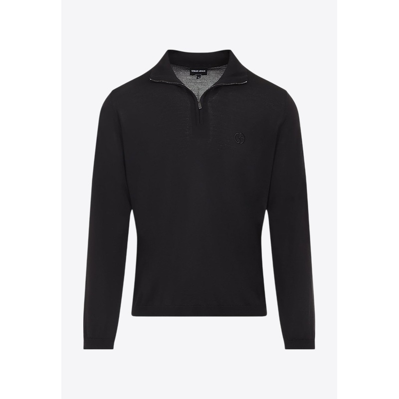 Half-Zip Wool Sweater