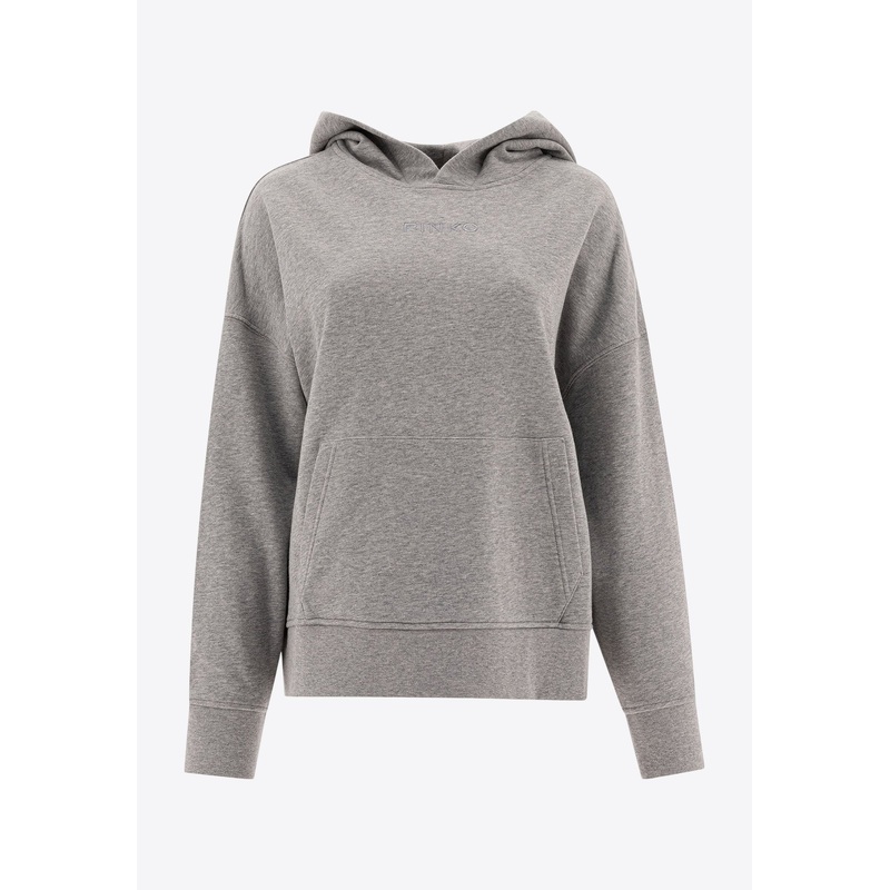 Logo Embroidered Hooded Sweatshirt