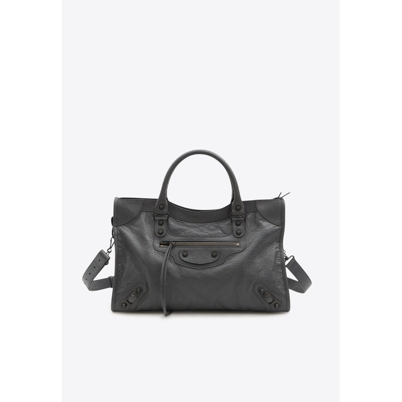 Medium Le City Nappa Leather Handbag