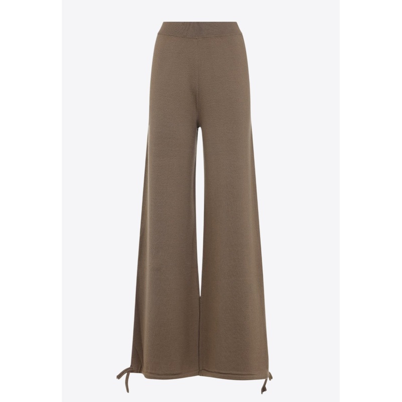 Nigeria Wool Wide-Leg Pants