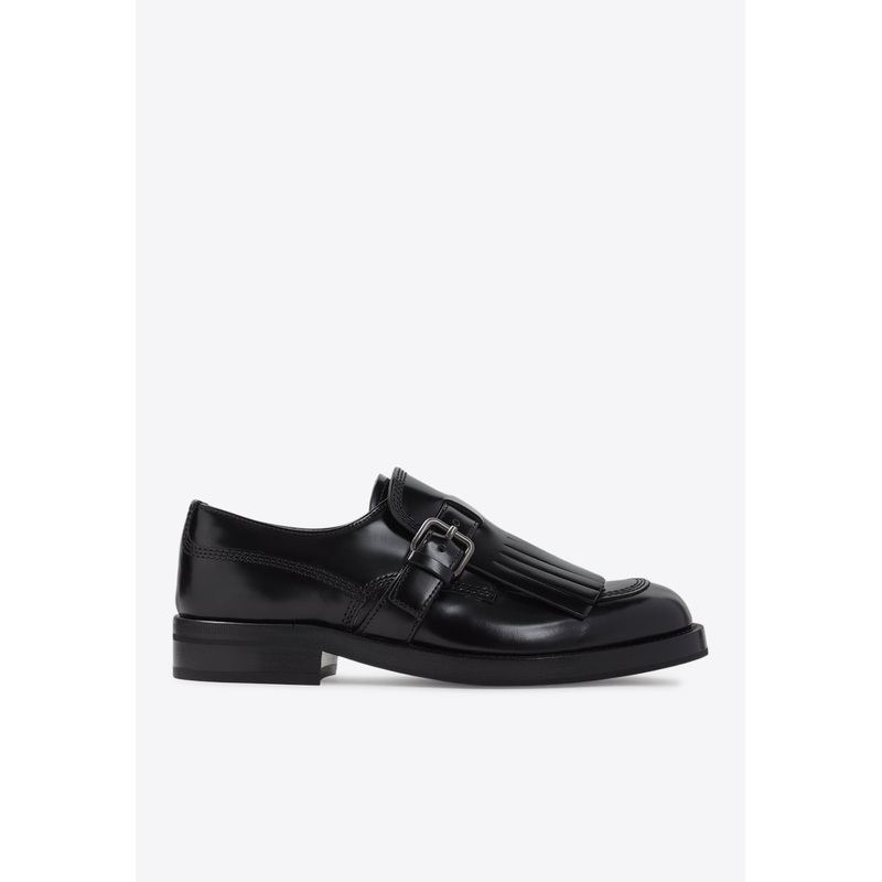 Piper Buckled Leather Loafers