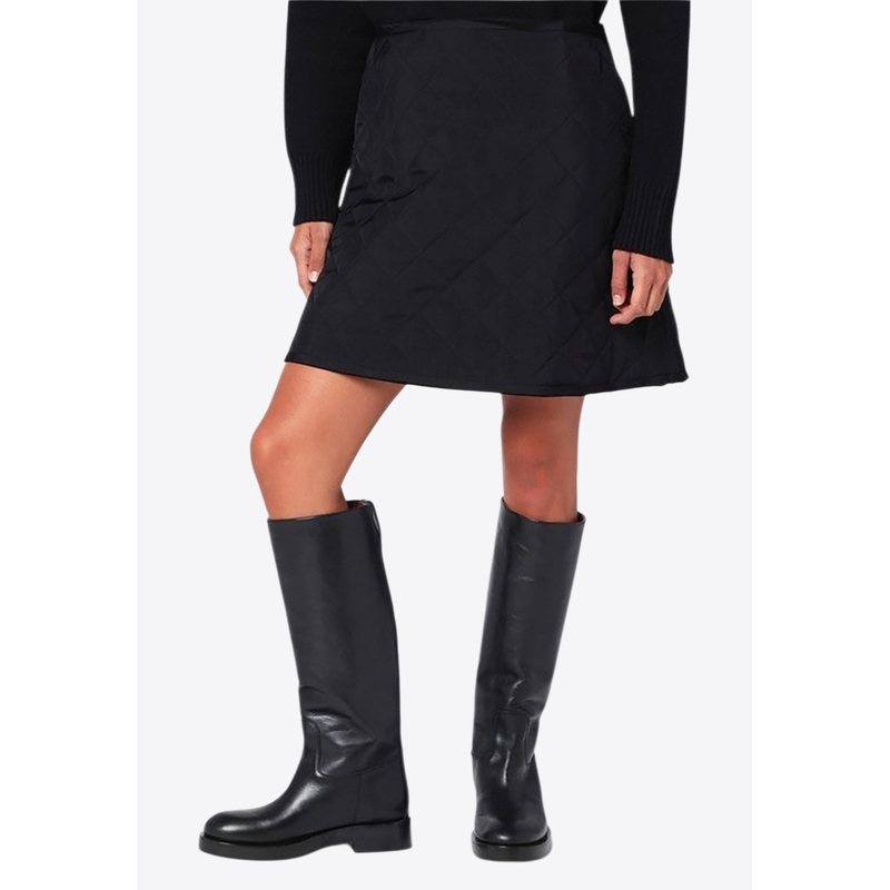 Quilted Mini Skirt