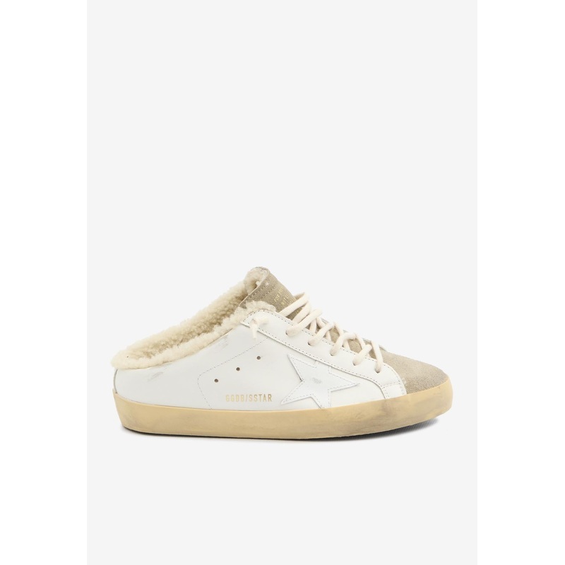 Super-Star Shearling Sabot Sneakers