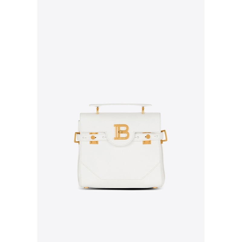 B-Buzz 23 Grained Leather Top Handle Bag