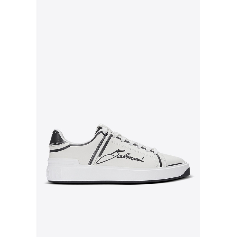 B-Court Love Lettering Print Low-Top Sneakers