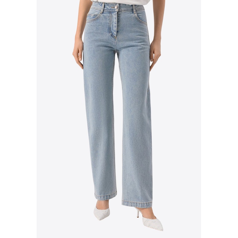 Basic Straight-Leg Jeans
