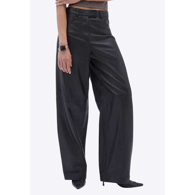 Cocoon Leather Pants