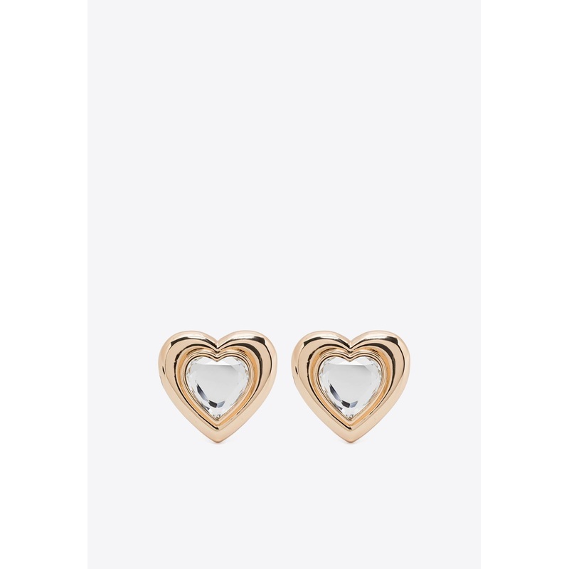 Crystal Heart Earrings
