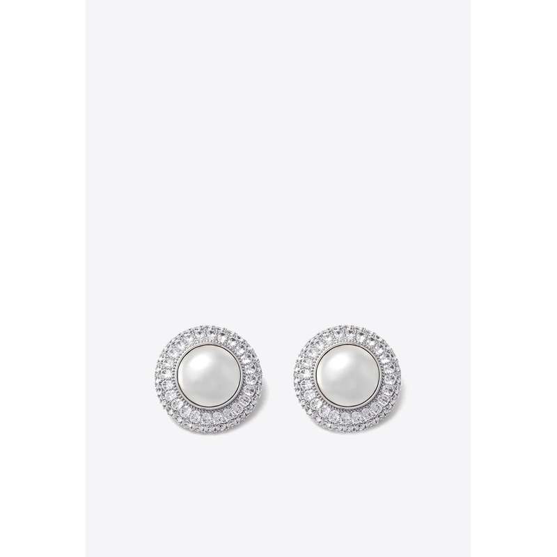 Crystal Pearl Earrings