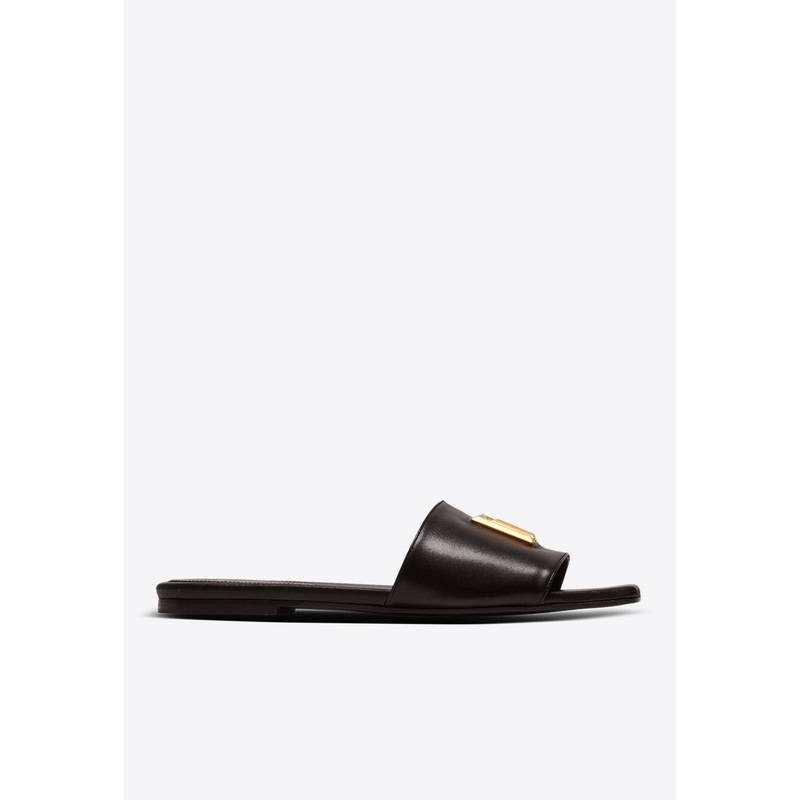 Dafne PB Logo Flat Mules