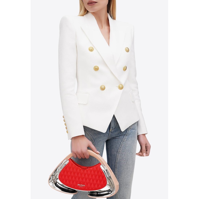 Double-Breasted Tailored Blazers