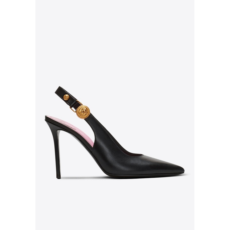 Eva 95 Calf Leather Slingback Pumps