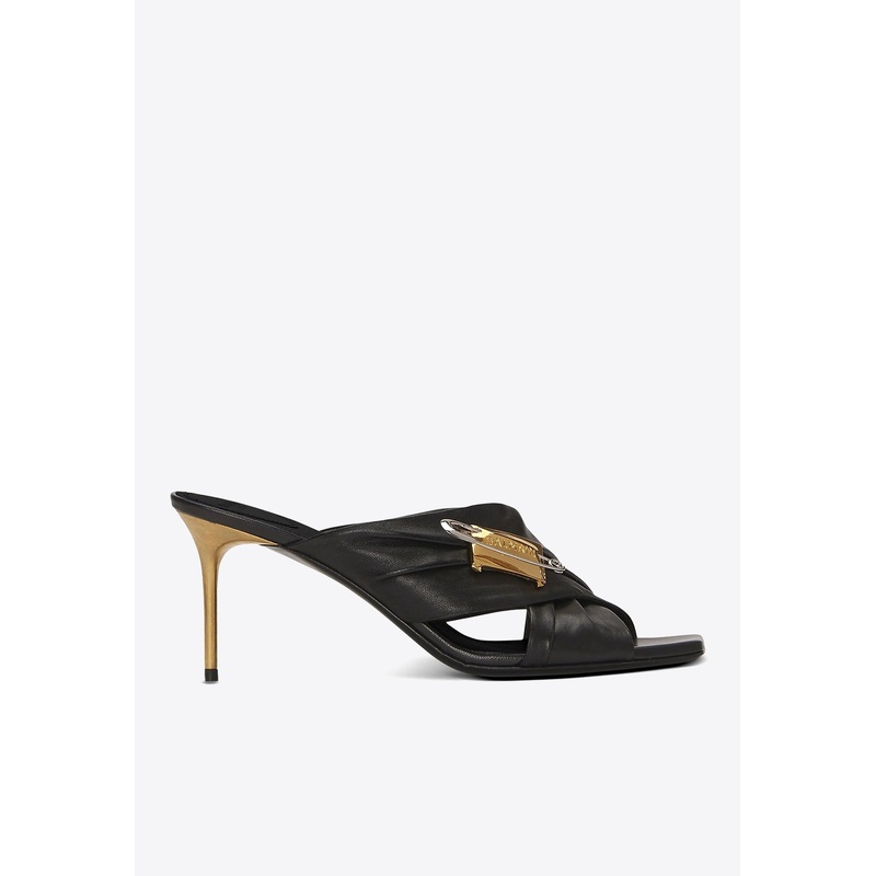 Safety Pin 75 Leather Mules