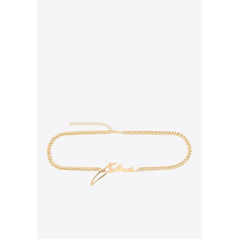 Signature Logo Chain Belt