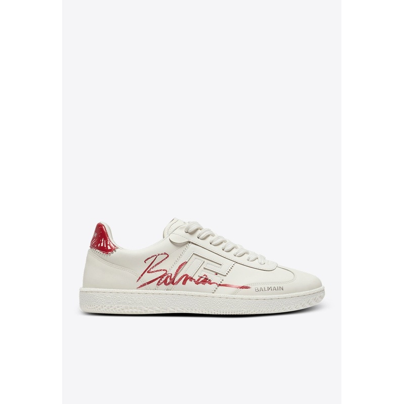 Swan Lipstick Low-Top Sneakers