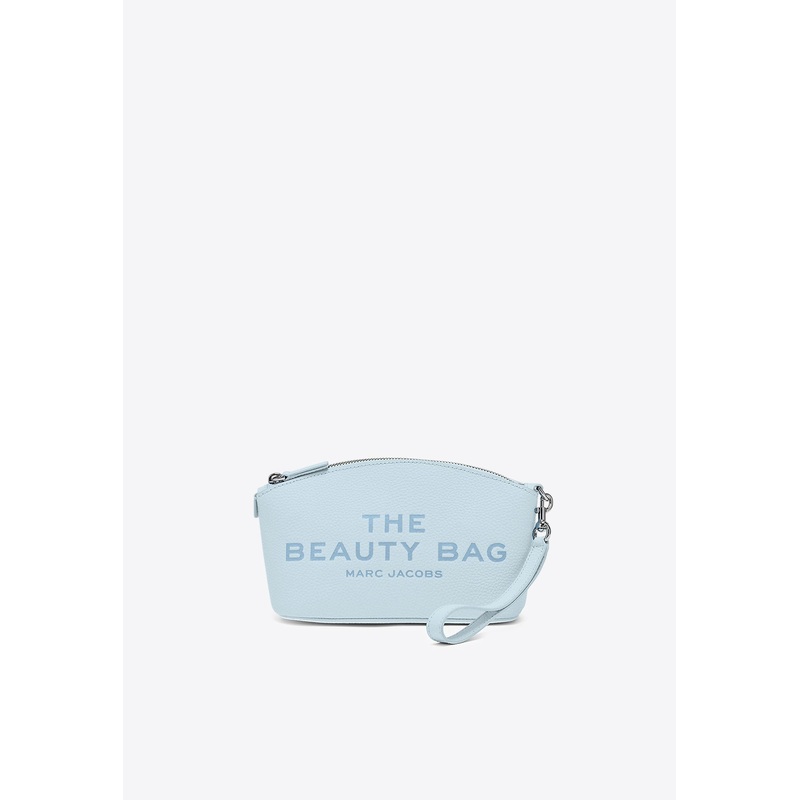 Beauty Pouch Bag in Grained Leather