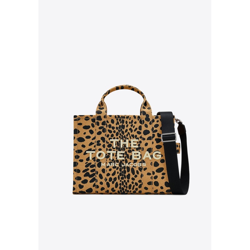 Medium Cheetah Canvas Tote Bag