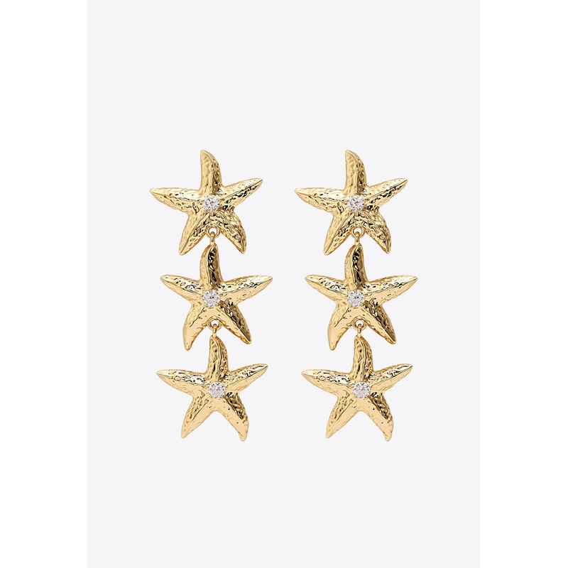 Mottled Sea Star Earrings