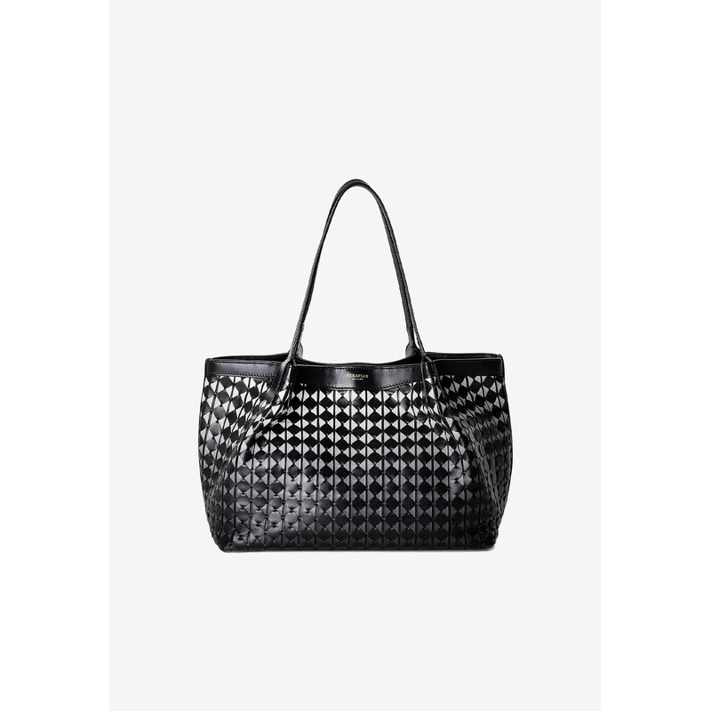 Small Secret Mosaico Leather Tote Bag