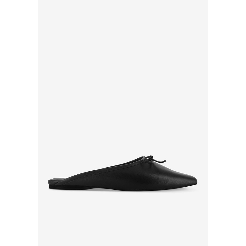 Bennett I Leather Flat Mules