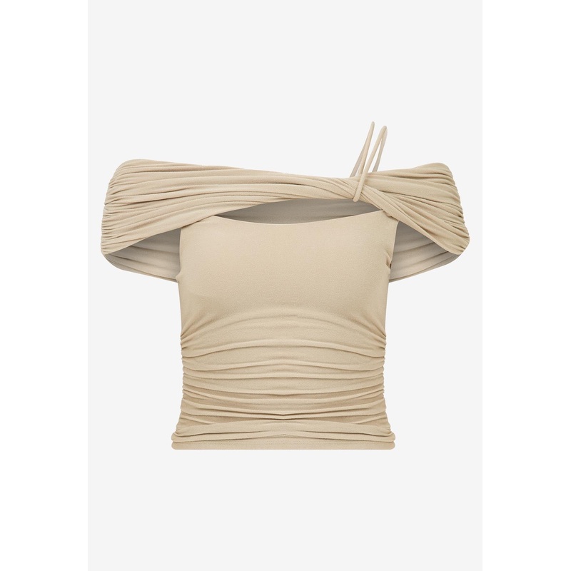 Eunice Off-Shoulder Cropped Top