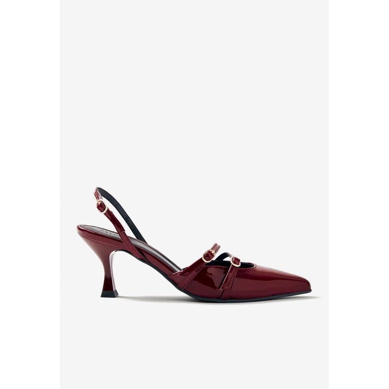 Joelle 75 Patent Leather Slingback Pumps