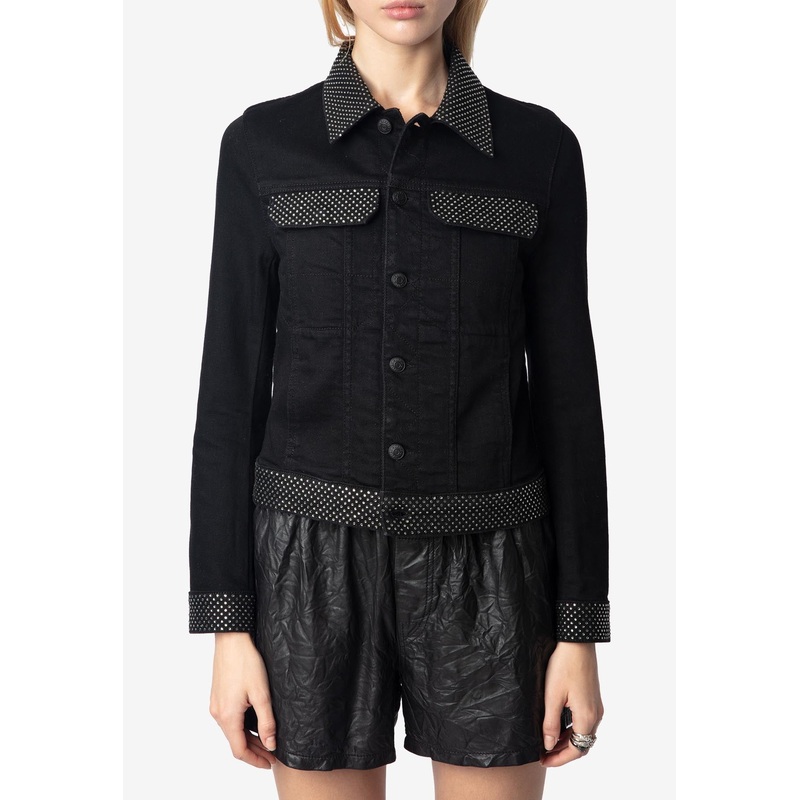 Kioky Embellished Denim Jacket