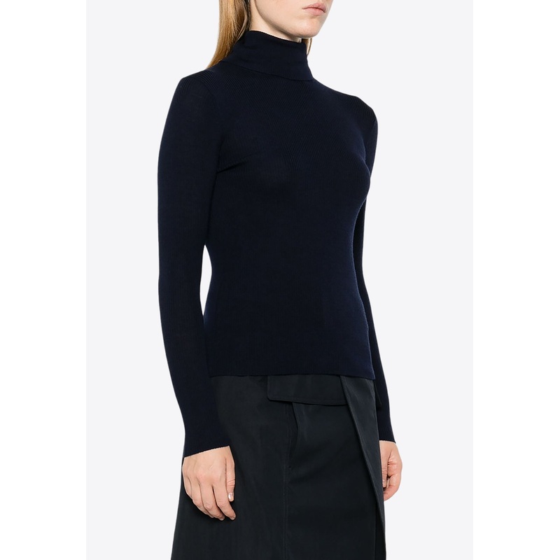 Leila Turtleneck Ribbed Sweater