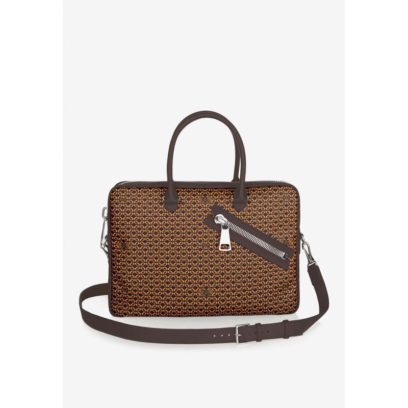 Medium Bombay Zip Coated Canvas Week-End Bag