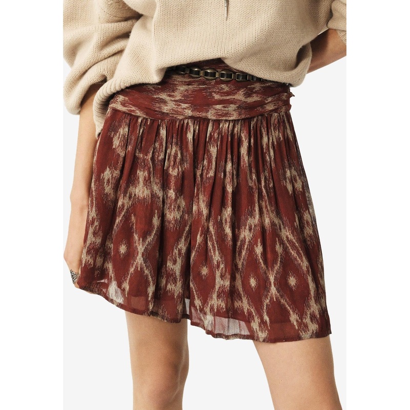 Mina Printed Mini Skirt