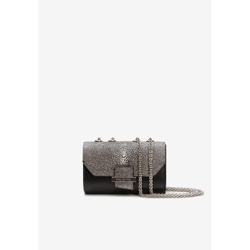 Mini Lily Shagreen Shoulder Bag