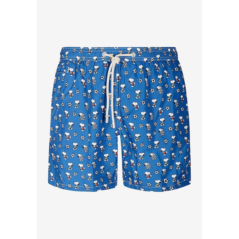 Snoopy Soccer Print Swim Shorts