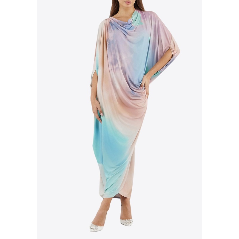 Soft Stretch Midi Kaftan Dress