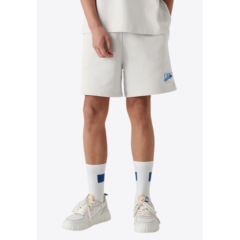 Greek Temple Patch Track Shorts