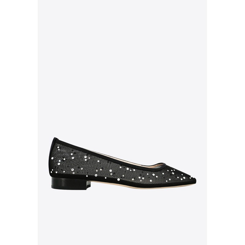 Julie Mesh Glitz Ballet Flats