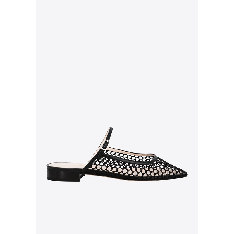 Julie Net Flat Mules