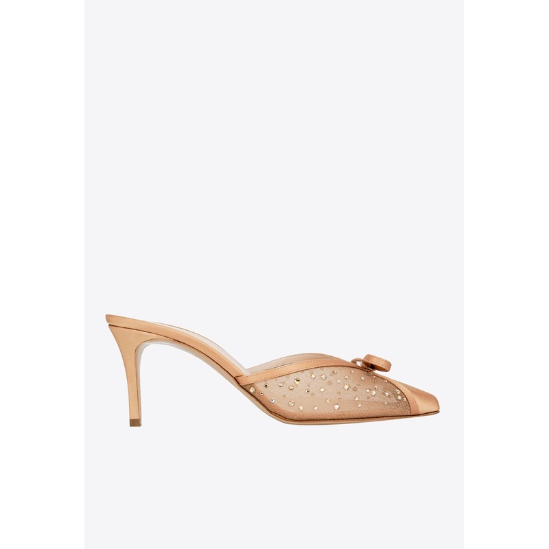 Kris 75 Mesh Glitz Mules