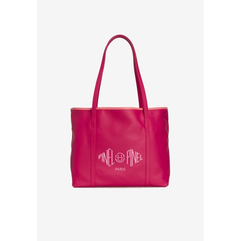 Medium Colette Calf Leather Tote Bag