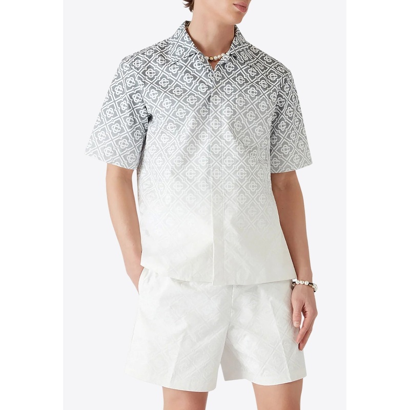 Monogram Gradient Bowling Shirt