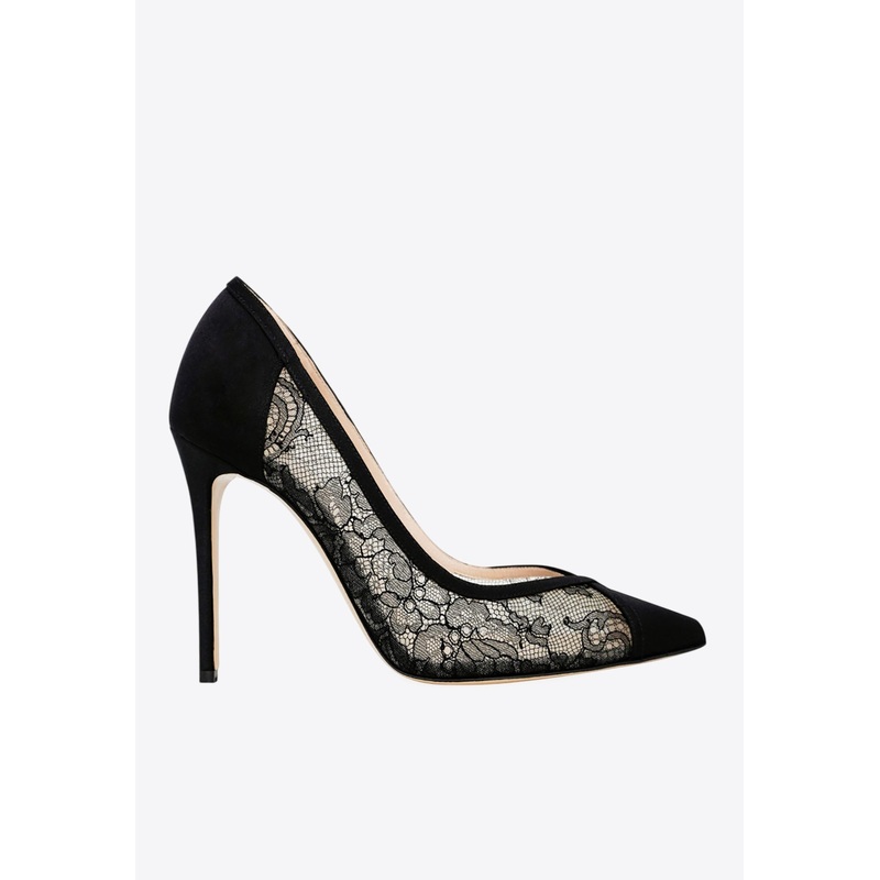 Nora 105 Guipure Lace Pumps