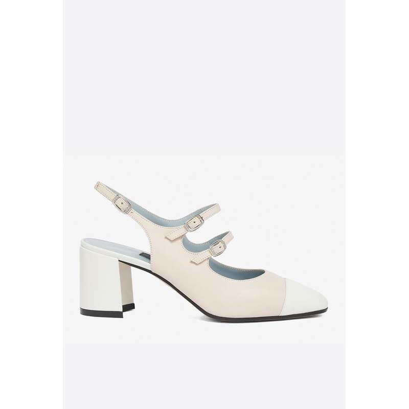 Papaya Babydoll 60 Slingback Pumps